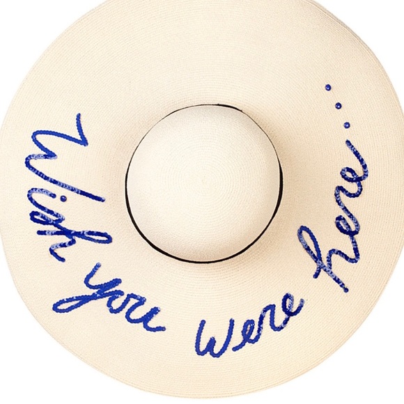 Eugenia Kim wide brim “Wishing You Were Here” Hat - Picture 1 of 4